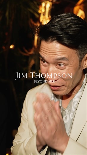 “I grew up with Jim Thompson—it was a very mature brand. But now… it’s more colorful, more young, more trendy.” At our Beverly Hills event, Thai actor @dom_h_official shared how the #JimThompson x #TheWhiteLotus collaboration reflects a new era for the brand—one that blends tradition with innovation, comfort with style, and silk with modern sensibility. #JimThompson #BeyondSilk #CraftedInThailand #JTxLA #TheWhiteLotusSeason3 | Jim Thompson