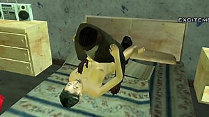 GTA San Andreas Hot coffee mod - Cj salva Denise e vanno a un appuntamento, che finisce con del sesso bollente