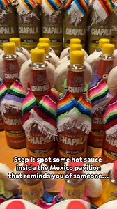 We have just discovered Donald Duck’s SPICY TWIN in EPCOT. 🌶🦆😂 We found this hot sauce bottle in the Mexico Pavilion for $7.99 — and obviously had to introduce it to Donald himself. Let’s just say… things got heated. 🔥🤣 After the meet-and-greet, we tried it on some chips and guac from La Cantina de San Angel and yep — it’s as delicious as it is duck-approved. 💃🕶 | Disney Food Blog