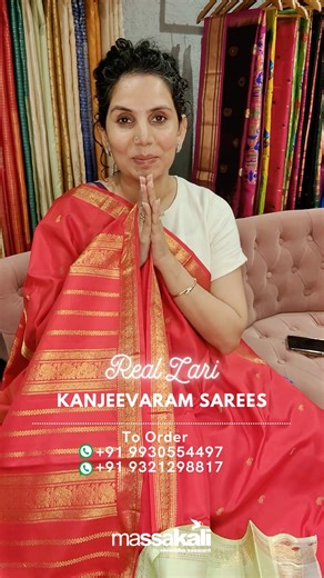 Part 2 - Some more exquisite real zari Kanjeevaram sarees with delicate borders. These sarees feature zari borders and stunning pallus, complete with running blouses. Perfect for the festive season, they’re an ideal choice for poojas and intimate wedding functions, offering a blend of lightweight elegance and timeless style. . For more details WhatsApp on 91 9930554497 or 91 9321298817. We ship worldwide. Shop on www.massakalisarees.in . Visit our flagship store : Massakali Sarees, Hill Road, Ba