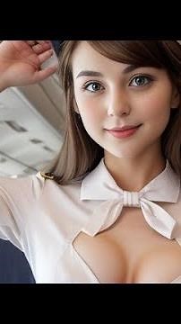 Beautiful Stewardess Ladies From Around The World 🌎🌍 Part 01 - AI Art Sirens - 4K - Stable Diff✈️