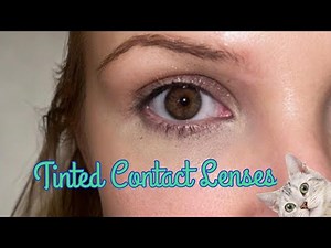 No pupil opening Brown Contacts for Light Eyes 👁️👁️ Part 2 + Tinted Blue Contacts 🧿🧿