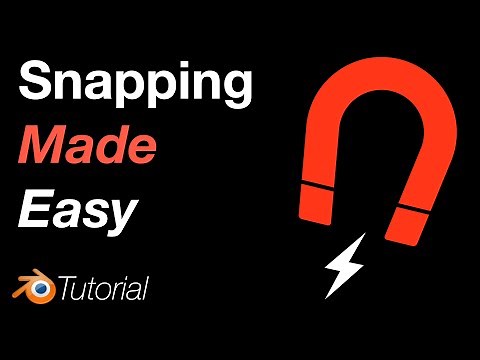 [3.2] Blender Tutorial: Snapping Made Easy