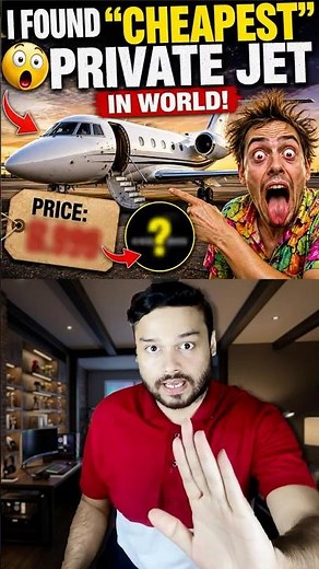 I Added to Cart: Private Jet!! (Cheapest) ! Real Cost of Private Jet #shorts