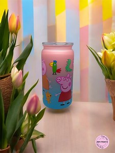 16oz Libbey Plastic Glass Peppa Pig - Etsy
