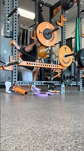 Barbell Back Rack Split Squat