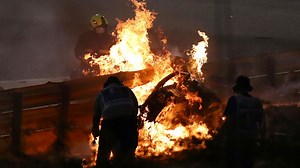 Video. Nach dem Horror-Crash: Roman Grosjean (34) meldet sich aus Krankenhaus