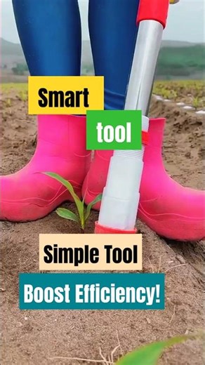 Smart DIY Farming Tool! Save Time & Energy in Planting!