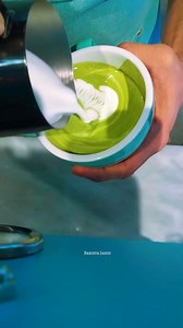 3.1K views · 21 reactions | unicorn matcha latte art. 濾 | Barista Jahid | Facebook