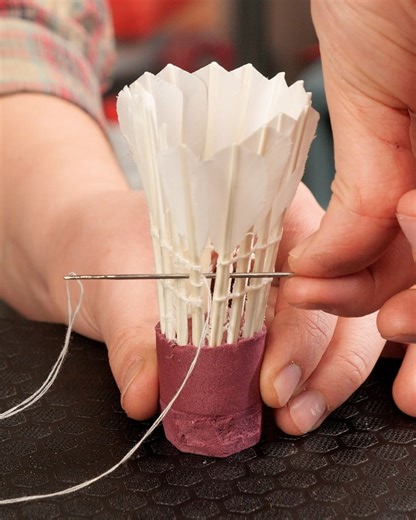 Crafting a Homemade Badminton Shuttle | Bored Panda Art