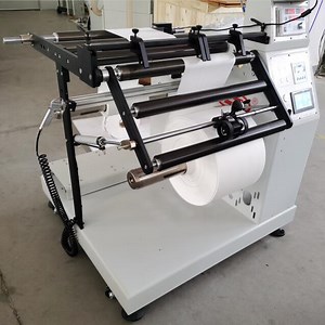 [Hot Item] R2r Rewinding Machine with Web Guide for Paper Plastic Film Meltblown Fabric Non-Woven Fabric