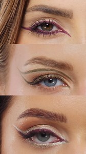 Every eye needs an individual approach  And why not go crazy with a metallic autumn color? Nothing could be further from the truth, the 3 new shades of gel eyeliner pencil from the Variété range are just waiting to be in your makeup bag. Will you grab them all? 10 Aubergine  11 Silver 懶 12 Khaki  Make-up for Autumn, make-up trends, gel eyeliners, drugstore cosmetics, metallic yeyliner pencil #evelinecosmetics | Eveline Cosmetics | Facebook