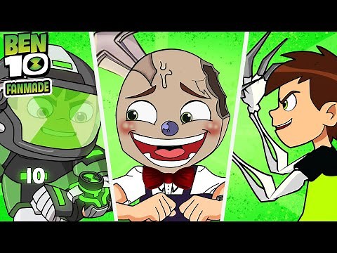 Ben 10 Among Us, Ice Scream, Megaphone Fanmade Transformation | Ben 10 Animation