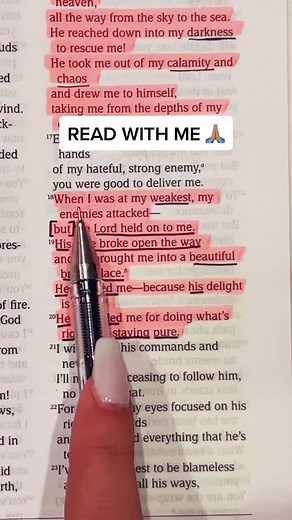 Psalm 18:18-20 TPT #christian #christiantiktok #blessitforward #readwithme #bible #bibleverse #faith #thejesusclubs