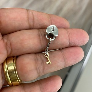 Authentic 14k Gold & Sterling silver Pandora Charm ( the price is FIRM )