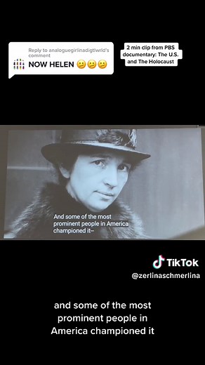 Replying to @analoguegirlinadigtlwrld #greenscreenvideo I have other clips from this doc I can share #usandtheholocaustpbs #fyp #educationalpurposes #history #documentary