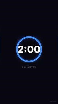 2min Silent Circular Timer ⭕ 2 Minute Countdown (No Sound) #Shorts
