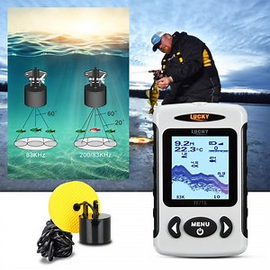 [Hot Item] Portable Lucky FF718 Potable Fish Finder Sonar Deeper Fish Finder