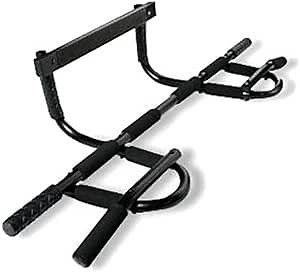All-In-One Doorway Chin-Up Bar with Ab Exercise Guide