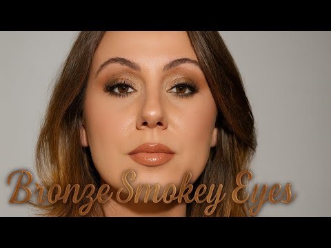 Bronze Smokey Eyes Makeup Tutorial | Easy Glam Smokey Eye for Beginners