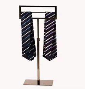 [Hot Item] Stainless Steel Tie Display Holder Metal Display Racks for Retail Shop