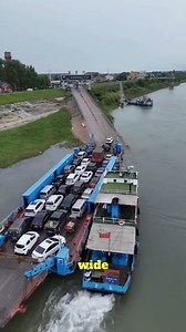 173K views · 479 reactions | This car ferry transports vehicles across the river using a wide, load-bearing deck. #fblifestyle | Gayle’s Smart Ideas | Facebook