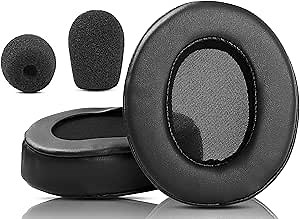 LVL50 Ear Pads-YunYiYi Replacement Ear Cushions Compatible with PDP LVL50 PS5/PS4 Headset (PU Leather)