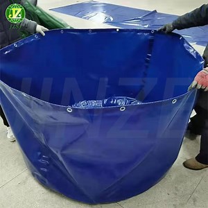 [Hot Item] Customize Waterproof Large Round Fish Tank Farming Rectangular PVC Coated Tarpaulin Fish Pond