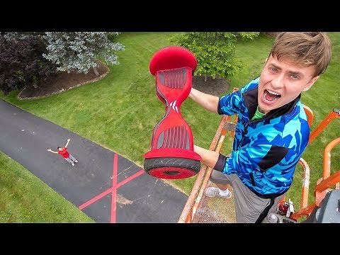 HOVERBOARD DROP TEST!!