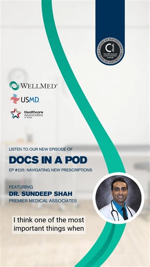 Starting a new prescription? We know it can be overwhelming and leave you with lots of questions. But don't worry, this week on Docs in a Pod, we have Dr. Sundeep Shah, one of our contracted doctors from Premier Medical Associates, joining us. He'll dive into the importance of asking questions and the preparation process for starting new medications. Tune in to hear from Dr. Shah and co-hosts Ron Aaron and Dr. Tamika Perry to learn more and get all the answers you need! Listen to the podcast by 