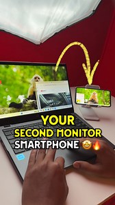 260K views · 9.5K reactions | Use Your Smartphone As A Second Monitor ✅ . . . . . . #reels #reelsinstagram #tricks #tips #computertricks #hacks #tech #techindia #technology #dailyhacks #bestwebsites #techtools #pchacks #websitehacks #trickblower | Trick Blower | Facebook