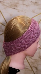 Braided Knit Headband Free Pattern with Knitting Design and Pattern Ideas. #BraidedKnitHeadband | Knitting Design & Pattern Idea