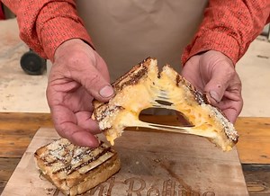 Best Ever Grilled Cheese | Kent Rolling - Cowboy Cooking