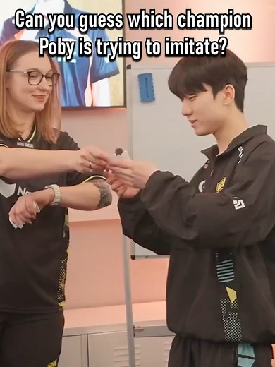 Guess the Champion: Poby's Impressive Imitation