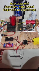 DIY Musa single cylinder engine #enginediy #miniengine #musaengine | Enginediy.com