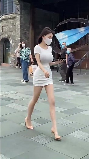 Hot slim Asian huge boobs