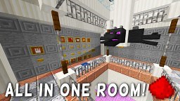 MOST COMPACT REDSTONE HOUSE (20  Redstone Creations In One Room!!) - Minecraft Redstone Maps Minecraft Blog