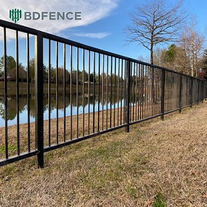 [Hot Item] Garrison Metal Panels Palisade Wire Mesh Garden Fencing Iron Gate Steel Fence