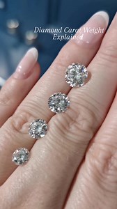 Diamond Carat Weight Explained 💎 all of our rings are handmade here in our Dublin workshop based on the diamond you choose 🍀 #madeinireland #bespokediamonds #diamonds #diamondcarat #the4cs #diamondeducation | Bespoke Diamonds Jewellers