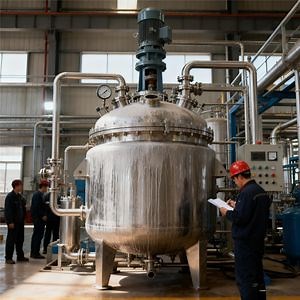 [Hot Item] Stainless Steel / Glass-Lined U-Bend & Shell Jacketed Reactor with Heat Exchanger Mixing Tank