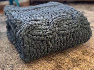 Large Cable Knit Throw, Cozy Chunky Knit Blanket for Couch/bed - Etsy