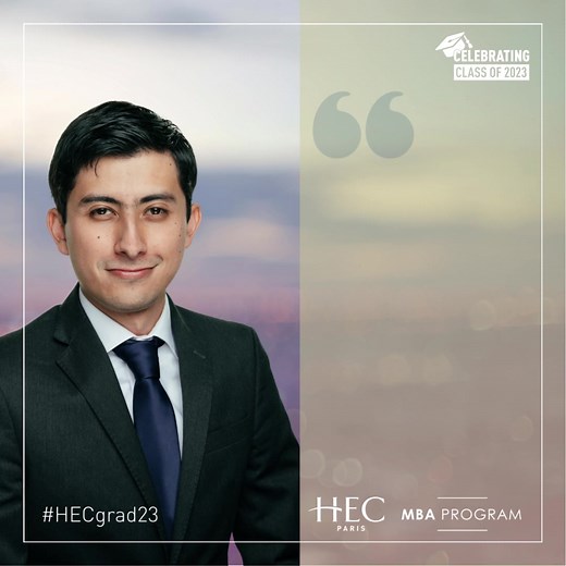 1K views | "After 16 months of the amazing MBA experience at HEC Paris, I realize that beyond the valuable academic and professional learnings that I acquired during this journey, the most valuable aspect is how much I evolved as an individual and how my vision of the world and will to impact it changed thanks to the diverse and rich interactions with my classmates. A truly once-in-a-lifetime experience!" - Eduardo Trujillo #hecgrad23 - #hecparismba - #graduation | HEC Paris MBA | Facebook