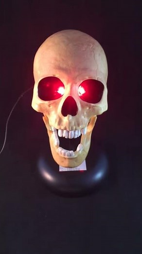 Sinny's Stuff Talking Thru Boris Interactive Skull Vintage Halloween Prop on eBay