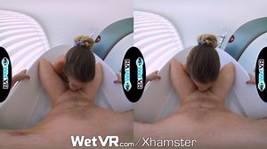 WETVR Lucky Hung Creep Virtual Reality Bathing Fuck