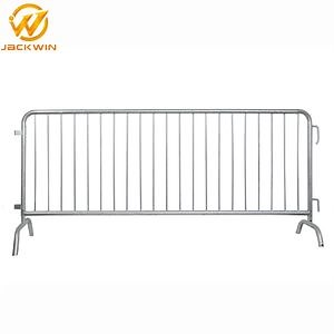 [Hot Item] Hot Dipped Galvanized Customized Metal Concrete Road Pedestrian Barrier