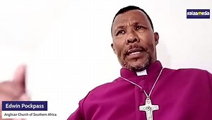 #VideoByte | "This is brutality, it's a genocide, it's disproportionate, and it should be condemned in the strongest possible terms. This is parallel to what we've experienced as South Africans under the aparteid regime, so we want to be out there supporting the plight of the Palestinians." - Bishop Edwin Pockpass, Anglican church of SA #Gaza #Ceasefirenow Full interview: https://t.ly/g4ZC_ | Salaamedia