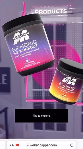 EuphoriQ and Burn iQ didn’t just bring you a brand new, game-changing stimulant; it’s also the first US supplement to utilize augmented reality! Scan the QR code on the back of every bottle and you’ll enter an interactive experience that enhances your surroundings! You’ll hear from enfinity inventor @shawnwells, learn more about these great formulas with @razabashir, and also get augmented reality workouts with @abelbodygym, @michaeldean2.0, @allismeltzer, and @tylervalenziaofficial! You can get