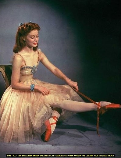 1948 - Scottish Ballerina Moira Shearer Plays Dancer Victoria Page In The Classic Film The Red Shoes