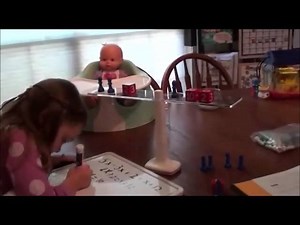Alexandria, a 5-year old gifted child, uses Hands-On Equations to solve an algebraic linear equation, and then solves it abstractly. www.borenson.com | Borenson Math