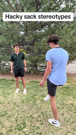 We ALL know these guys😭#hackysack #funny #fyp #viral #dudeperfect | dude perfect stereotypes